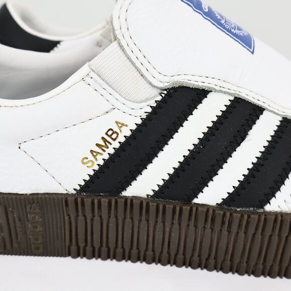 Adidas Women's Sambarose Samba Eazy "White Gum" Slip On Sneaker Size 8.5 - Picture 6 of 10